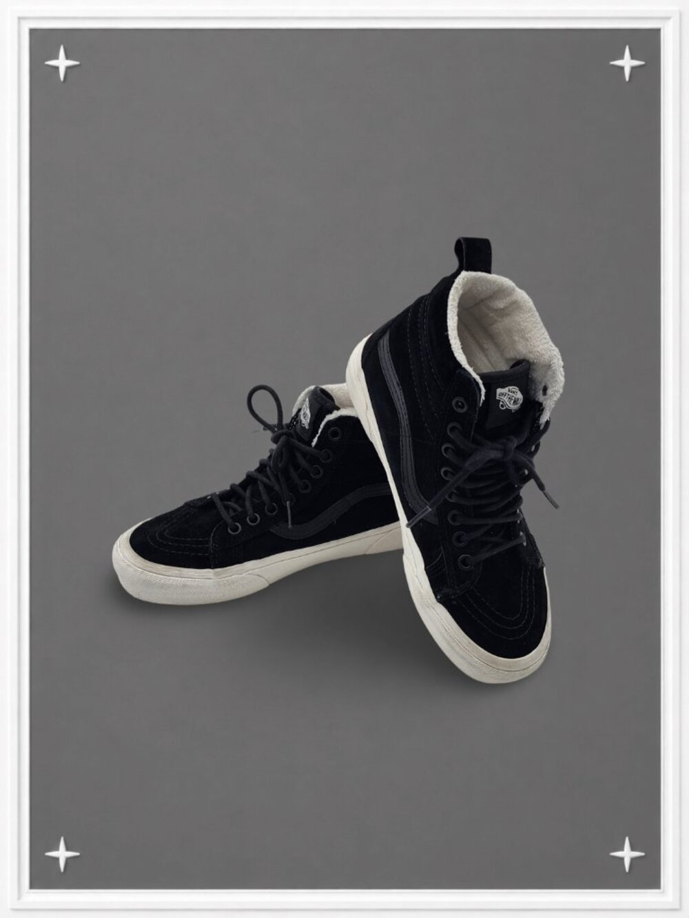 Vans Sk8-Hi MTE Black Faux Fur Lined High Top Sneakers | Women’s 7 / Men’s 5.5